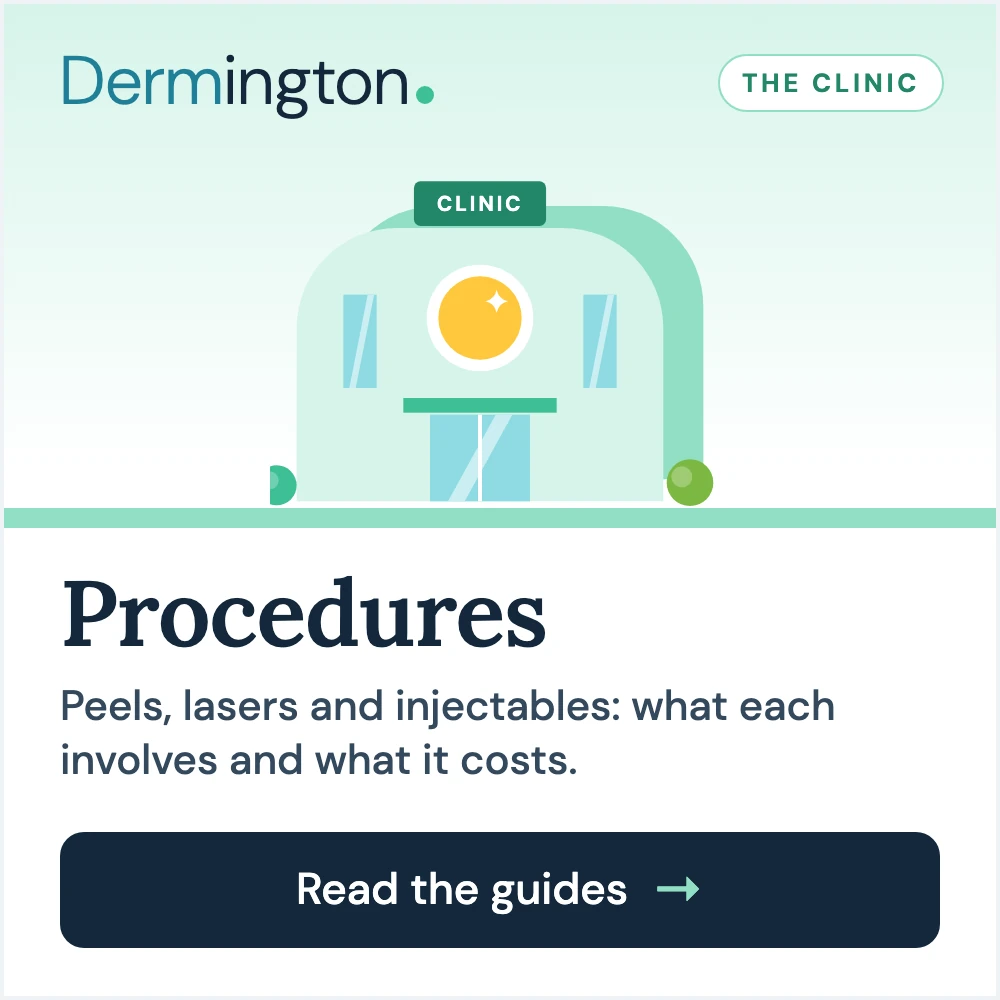Cosmetic procedure guides at Dermington